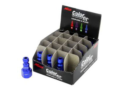 ColorFit by Milton Plugs (T-style, Blue) - 1/4