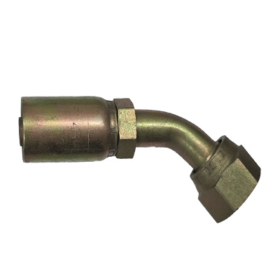 Female ORFS Swivel 45 Bent Tube