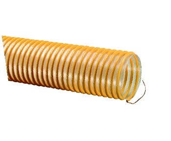 Urevac™ UVE™ Polyurethane Ducting/Material Handling Hose With Grounding Wire