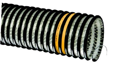 VLT-SD™ Series Heavy Duty Food Grade Static Dissipative Polyurethane Fabric Reinforced Material Handling Hose