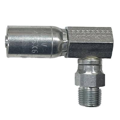 Male Pipe NPTF Swivel 90 Block Style