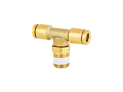 DOT-BRMRTS Series Swivel Male Run Tee Fittings