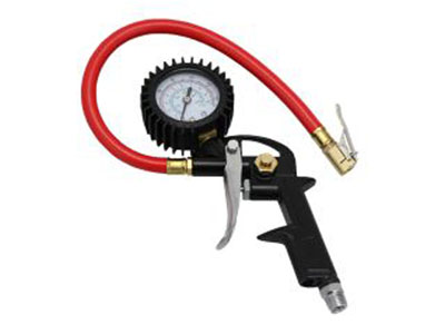 EXELAIR™ Analog Pistol Grip Tire Inflator/Deflator Gauge - 13