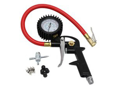 EXELAIR™ Analog Pistol Grip Tire Inflator/Deflator Gauge Kit - 13