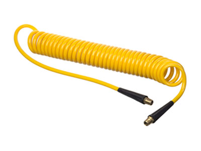 Yellow Polyurethane Self-Store Tubing & Reinforced Hose - Series HSC2841