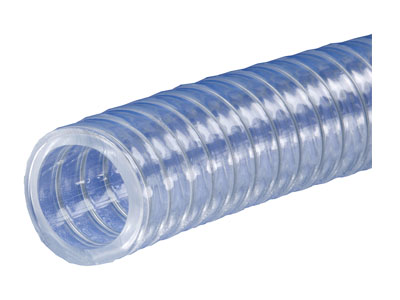 POLYSPRING Series K7160 Standard Wall PVC Food & Beverage Vacuum/Transfer Hose