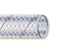 Red PVC Braided Hose 162RL