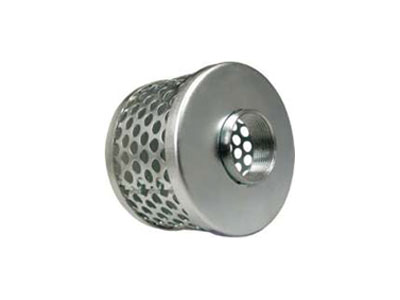 Round Hole Steel Basket Strainer
