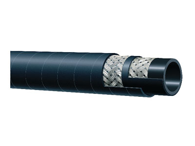 270 PSI Chlorobutyl Braided Steam Hose - Black Cover - T341AA