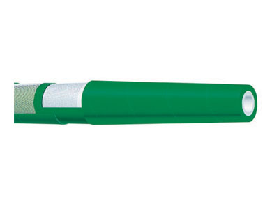 150 PSI Premium Paper Mill/Creamery Wash Down Hose with Tapered Nozzle, Green Cover - T351LG