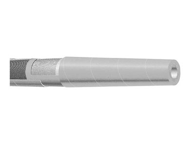 150 PSI Premium Paper Mill/Creamery Wash Down Hose with Tapered Nozzle, White Cover - T351LL