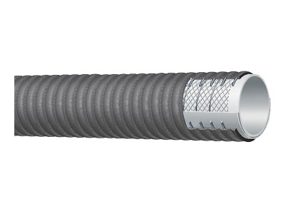 150 PSI Grey Food S & D Hose - Corrugated - T426LB