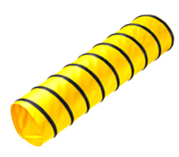 Vinyl Blower Duct W/Black Urethane Wearstrip 3ULBDVWX