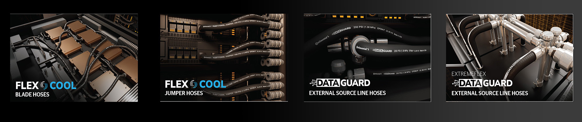 Premium Data &nbsp; Cooling Hoses That&nbsp; Maintain a Stable &nbsp; Cooling Cycle Continental DataGuard and FlexCool data cooling hoses cost-effectively ensure the reliable operation of sensitive electronic components. They&rsquo;re essential lifelines &nbsp;that prevent overhea